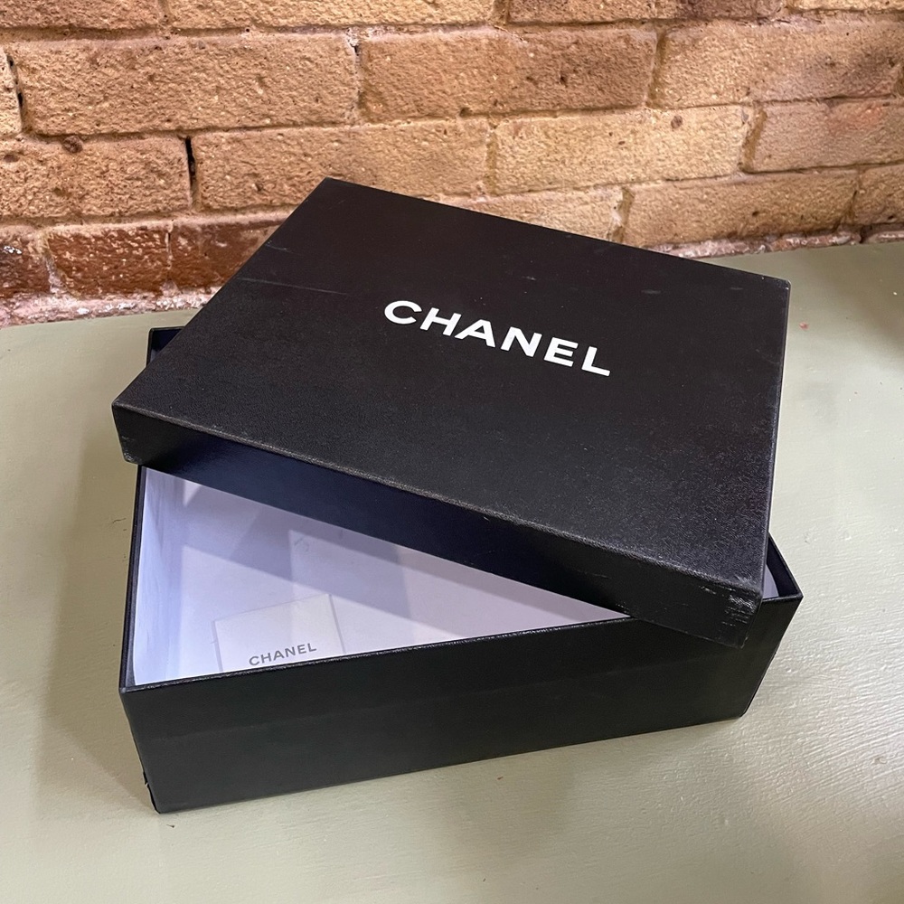 Chanel Black shoe Box